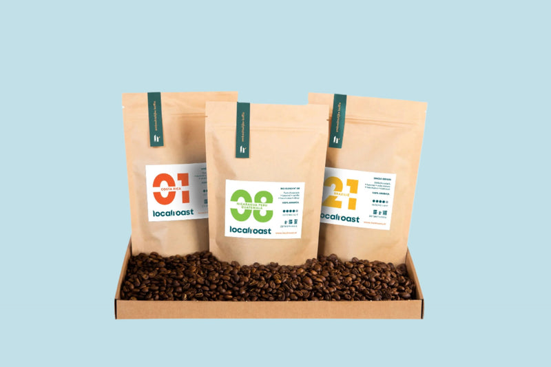 100% Arabica Koffiepakket (3x200g)