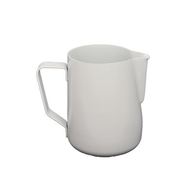 Milk frothing jug white 600ml