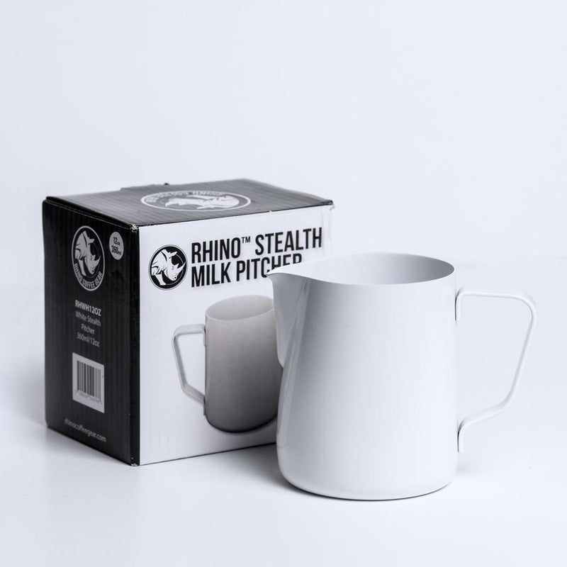 Milk frothing jug white 600ml