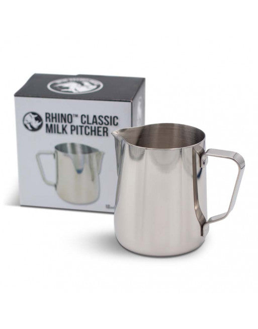 Milk frothing jug classic silver 360ml